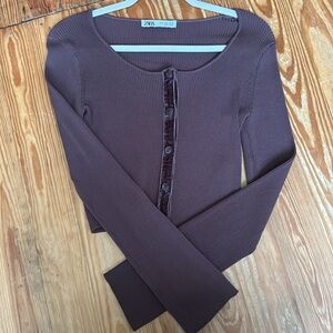 Zara Button Up knit Cardigan